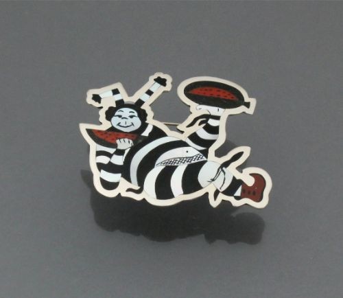 Dale Edaakie Pin - Koshare with Watermelon