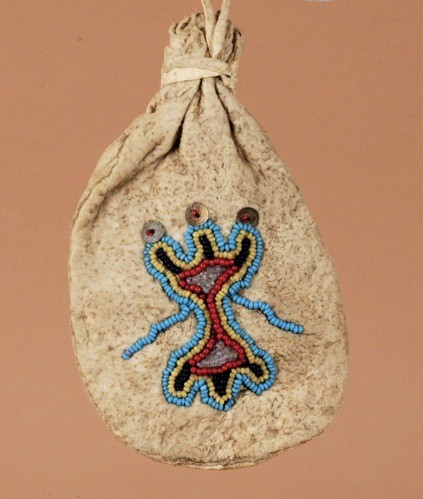 Beaded Kiowa Pouch, ca 1890