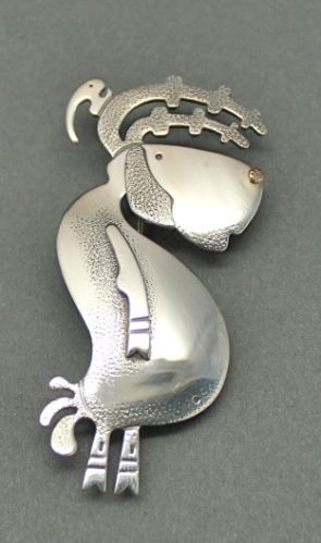 Darrell Jumbo Silver Deer Pin