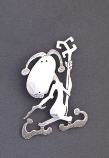 Darrell Jumbo "Plant it There" Silver Pin