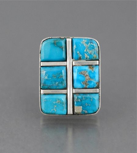 Tony Aguilar Ring of Morenci Inlay