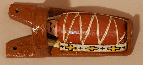 Elizabeth Manygoats Pottery Cradleboard