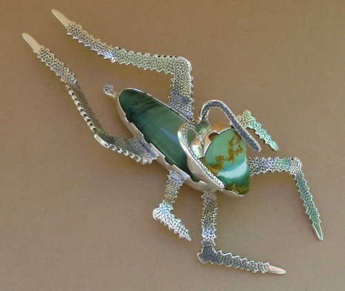 Darrell Jumbo Grasshopper Pin