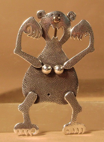 Darrel Jumbo "Mama Bear" Silver Pin