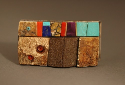 Raymond Sequaptewa Buckle Entitled Window in the Clouds