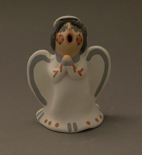 Cindy Fragua Pottery Angel Small White