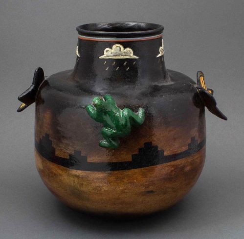 Large Frog Jar by Elizabeth Manygoats