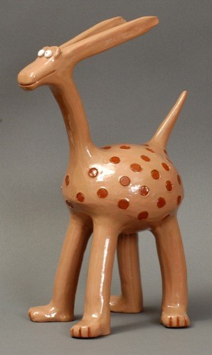 Jody Naranjo Antelope Pottery Figure