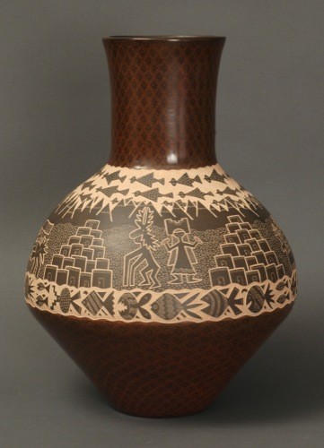 Jody Naranjo Large Scraffitto Jar