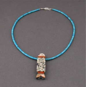 Fish Necklace by Mary Tafoya