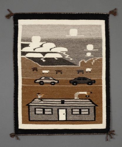 Prayer on Roof Weaving By Pamela Brown