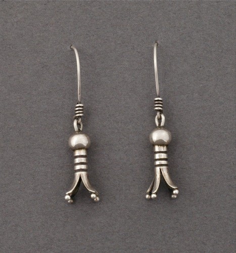 Perry Shorty Earrings of Squash Blossom Drops