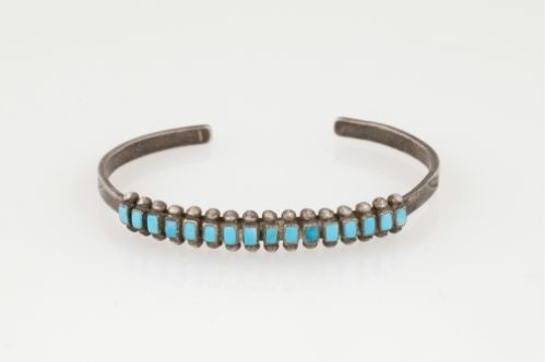 Child's Turquoise Row Bracelet