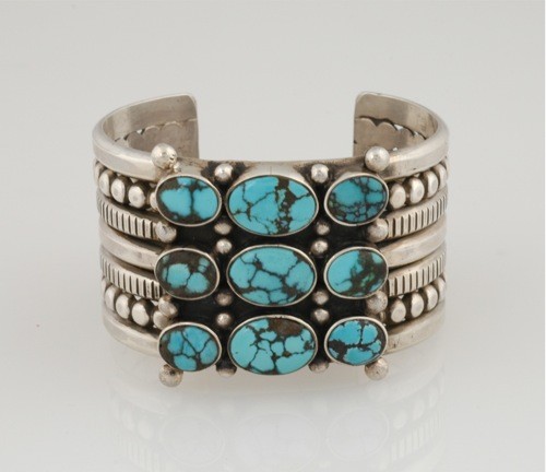 Mike Bird Romero Bracelet of Persian Turquoise