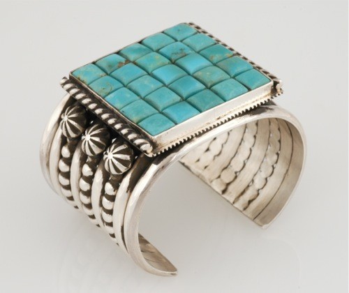 Mike Bird Romero Bracelet of Blue Gem