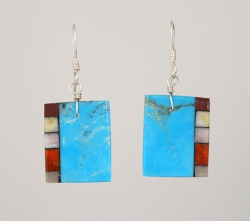 Mary Tafoya Turquoise Earrings #2