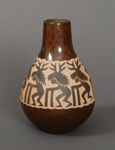 Jody Naranjo Jar - Deer Dancers