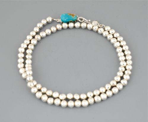 Debbie Silversmith Tiny Beaded Necklace