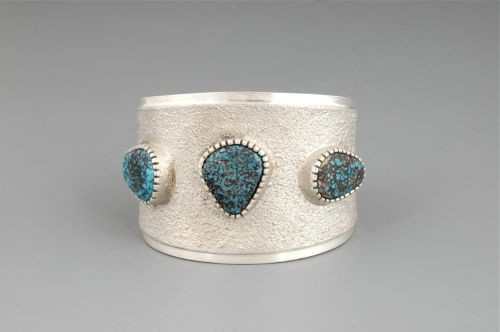 Edison Cummings Bracelet - Tufa Cast with Lone Mountain