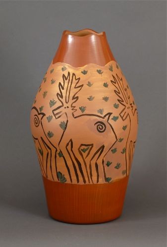 Jody Naranjo Deer Jar