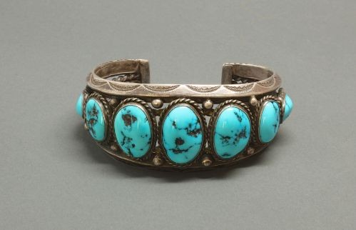 Large 7 Stone Row Bracelet