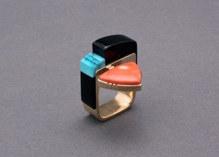 Richard Chavez Ring Black Jade