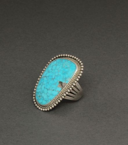Perry Shorty Ring of Morenci Turquoise