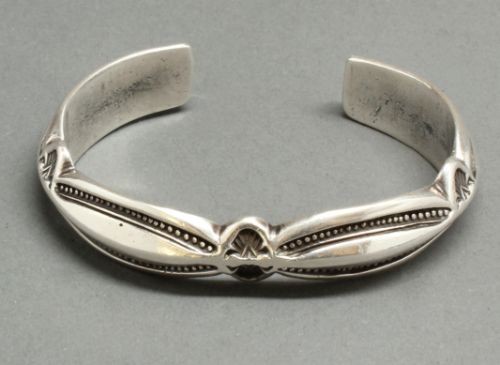 Harry Begay Ingot Silver Bangle Bracelet