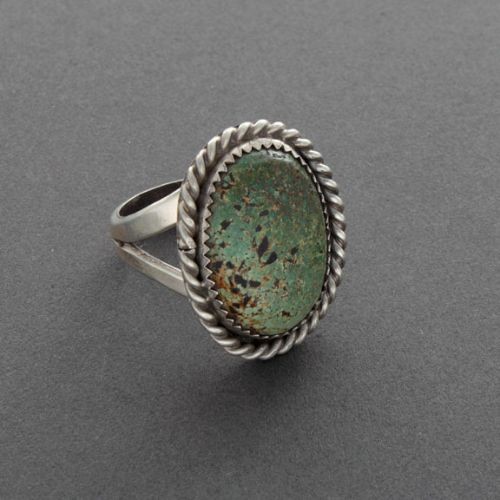 Tony Aguilar Cerrillos Turquoise Ring