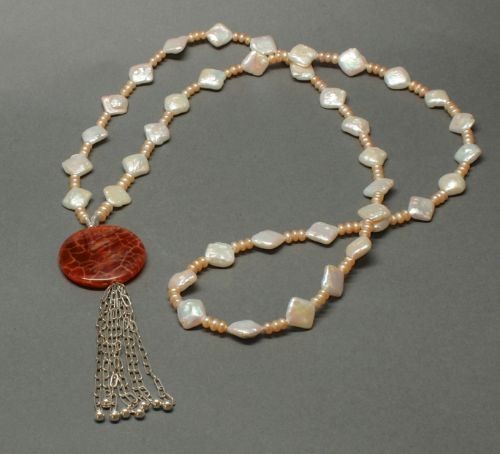Liz Wallace Pearl Necklace