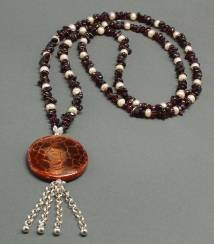 Liz Wallace Garnet Necklace