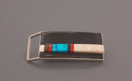 Edison Cummings Buckle of Ebony with Inlay