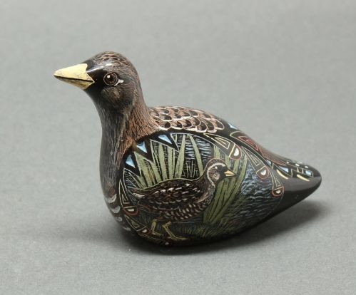 Jennifer Moquino Moorhen Pottery Figure