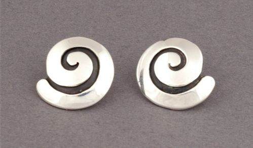 Debbie Silversmith Swirl Earrings