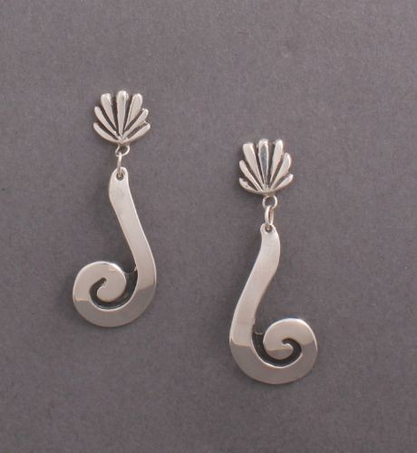 Debbie Silversmith Medium Swirl Earrings
