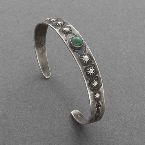 Harvey Era Bracelet with Green Turquoise