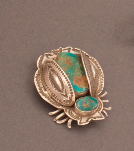 Silver Beetle Pin By Greg Lewis