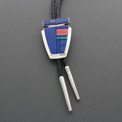 Richard Chavez Bolo of Lapis Inlay