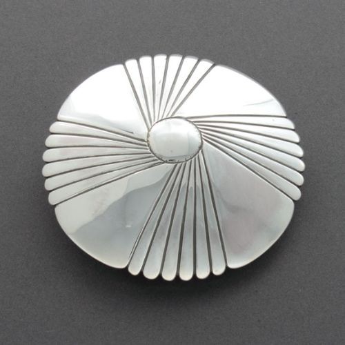 Willie Shaw Silver Modernist Buckle