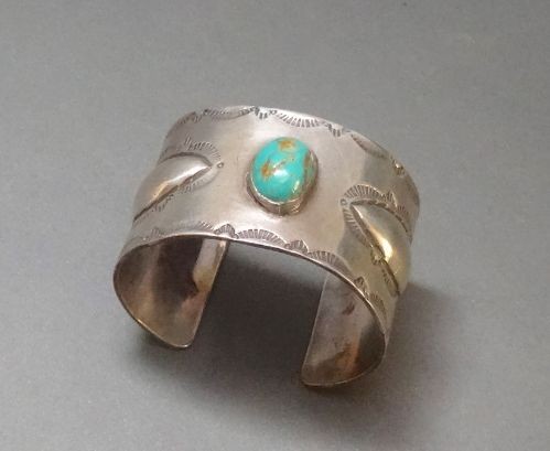 Early Silver Bracelet with Repousse