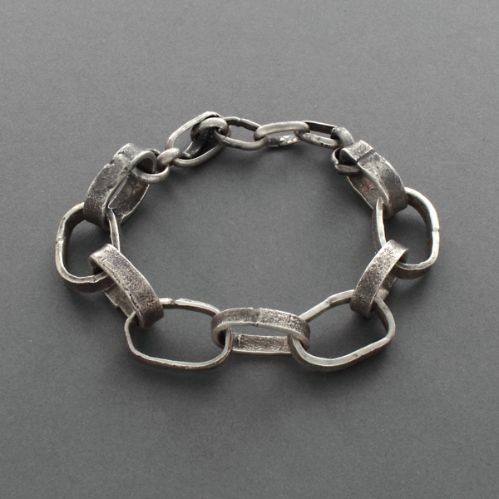 Cheyenne Custer Tufa Cast Link Bracelet