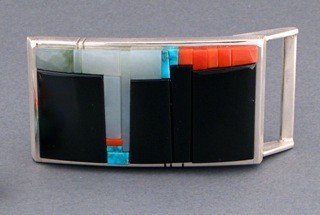 Richard Chavez Buckle of Black Jade