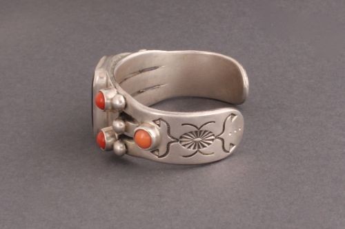 McKee Platero Bracelet of Coral and Jet
