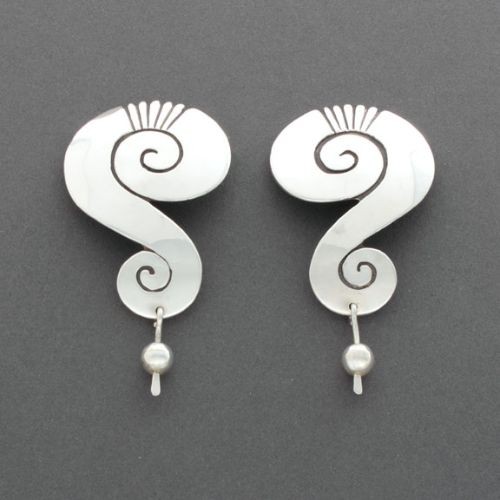 Debbie Silversmith Double Swirl Earrings