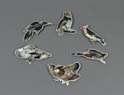 Dale Edaakie Pin Set - Audubon Bird Pins
