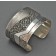Jared Chavez Silver Cuff Bracelet With Etching Design