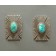 Perry Shorty Earrings With Turquoise Ovals