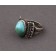 Early Ring of Silver and Turquoise 