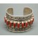Tony Aguilar Bracelet of Coral and Silver