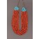Tony Aguilar Coral Bead Necklace 12 Strands 